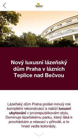 Facebook Ads pro lázně Teplice nad Bečvou