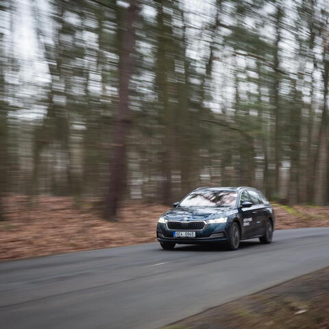 Produktové foto - test vozu nová Škoda Octavia