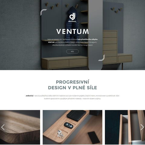 Web pro předsíňovou stěnu Ventum Dřevotvar