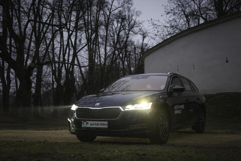 Produktová fotografie - test vozu Škoda Octavia 4. generace