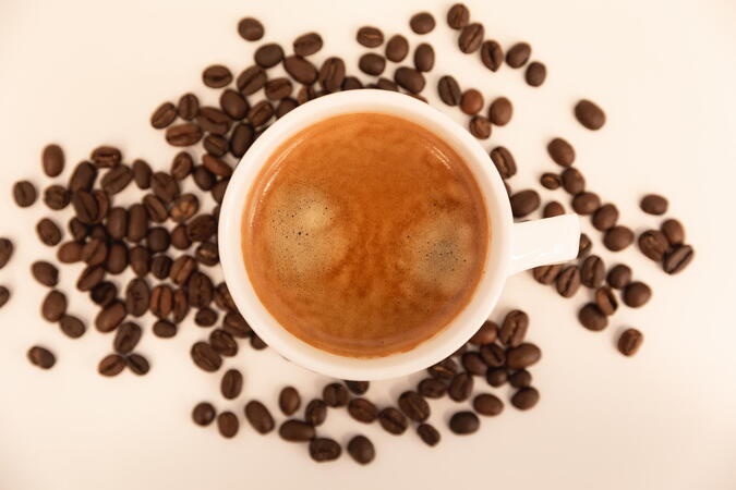 Produktová fotografie - šálek kávy